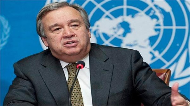 الأمين العام للأمم المتحدة يطالب بوقف المعاناة الإنسانية في قطاع غزة على الفور